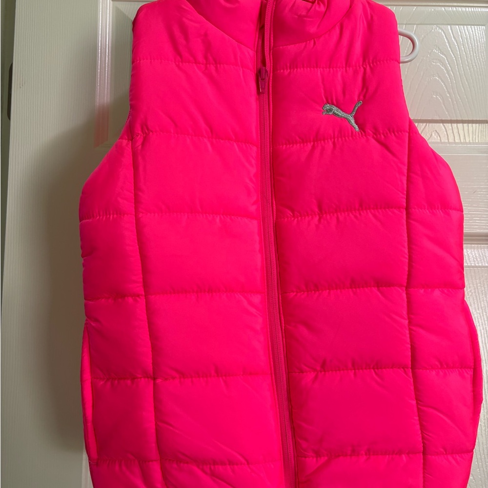 Puma Fuchsia Puffer Vest
